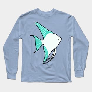 Platinum Angelfish Long Sleeve T-Shirt